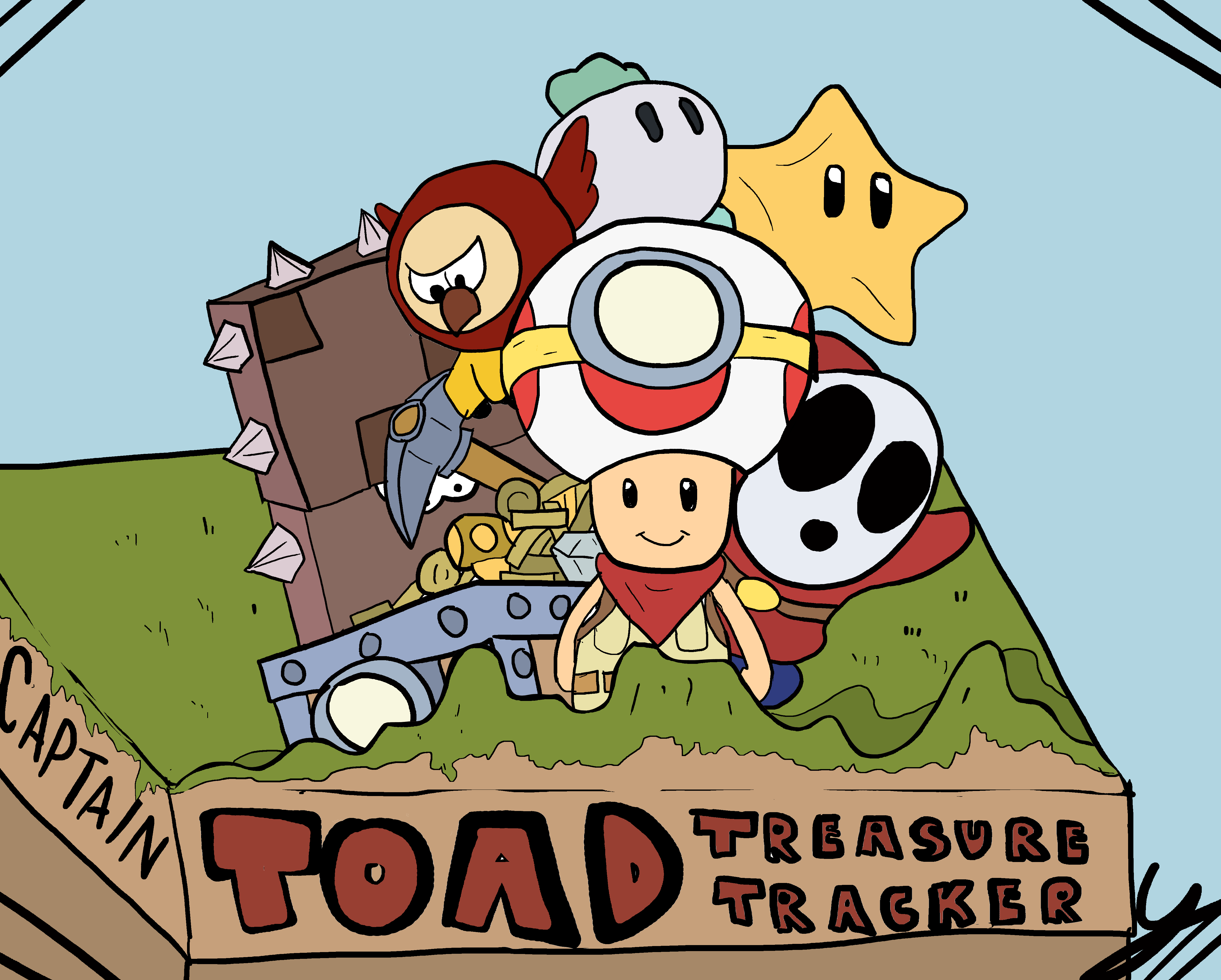 Drawing 15+ - Captain Toad by MrAreay on DeviantArt