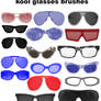 Kool glasses brushes