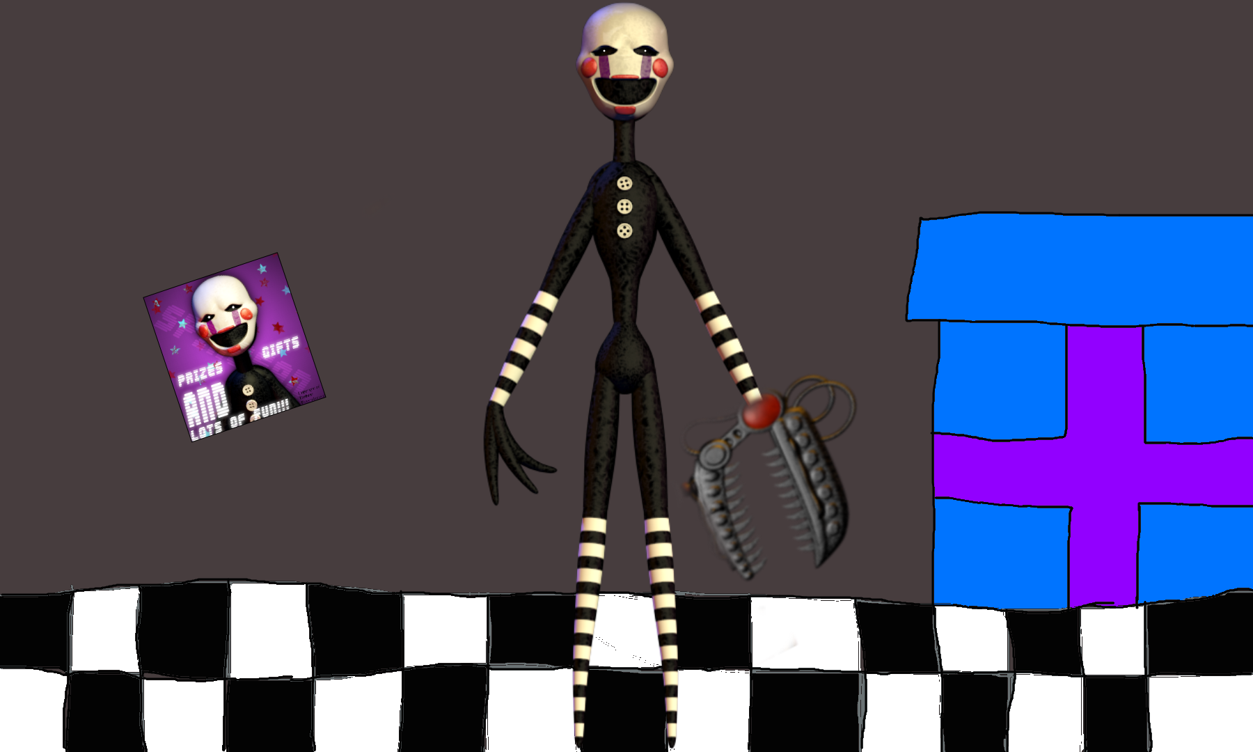 Puppet Master (Fnaf Draw Art) by ArtNinja1234l on DeviantArt