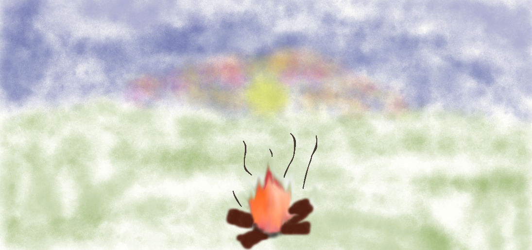 Campfire at Sunset by wildartsybutterfly on DeviantArt