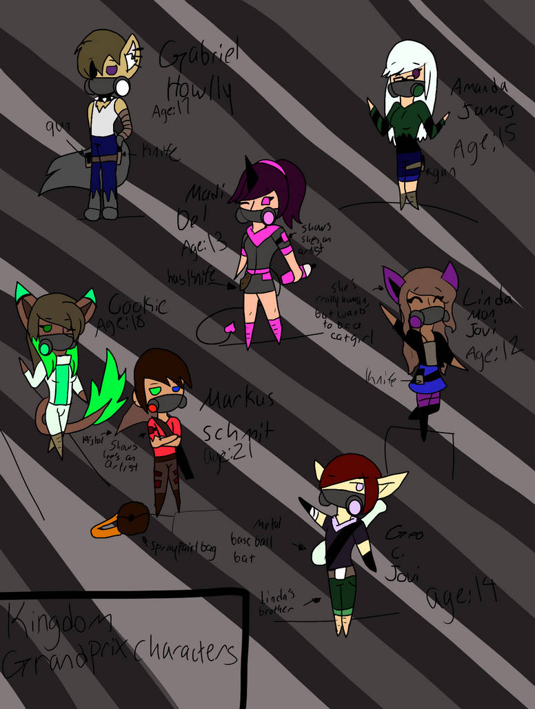 NEw OCs by ArtisticMadiDel on DeviantArt