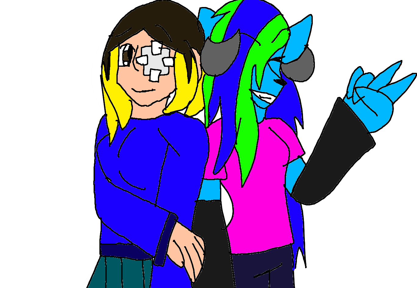 Omni and AU!Madi by ArtisticMadiDel on DeviantArt