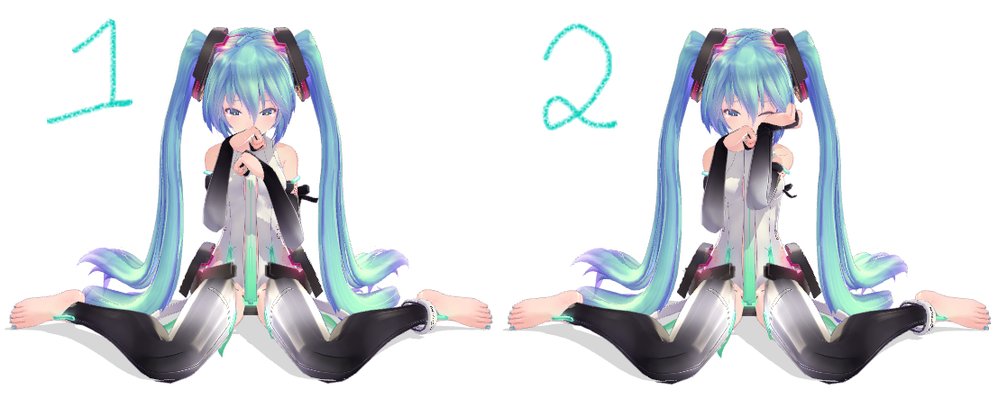 MMD - crying poses DL.