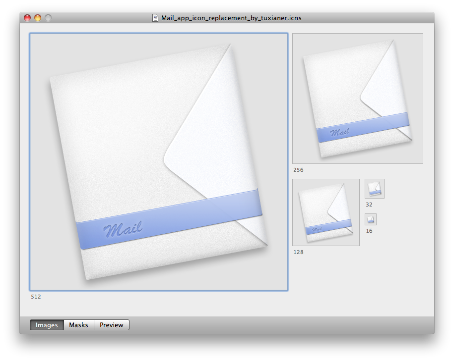 Mail.app icon replacement