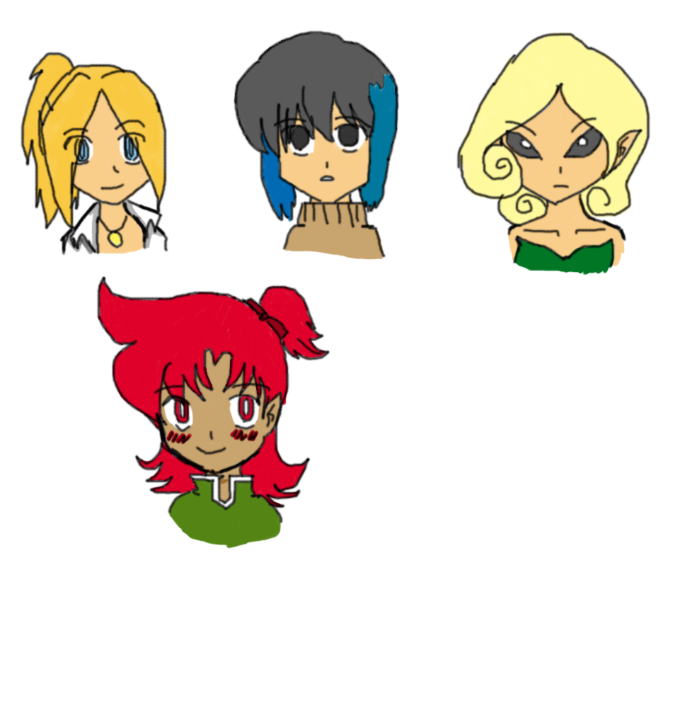 OC girls by Rikki-the-Great on DeviantArt