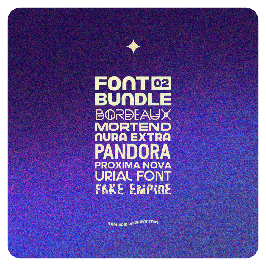 FONT BUNDLE II: THE RANDOM by EUPH0R1C on DeviantArt