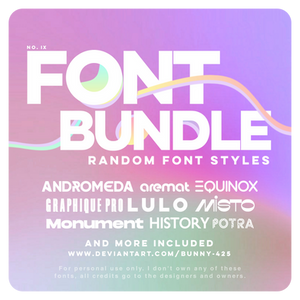 FONT BUNDLE VIII: MIX AND MATCH