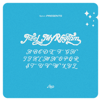 RED VELVET 'FEEL MY RHYTHM' FONT