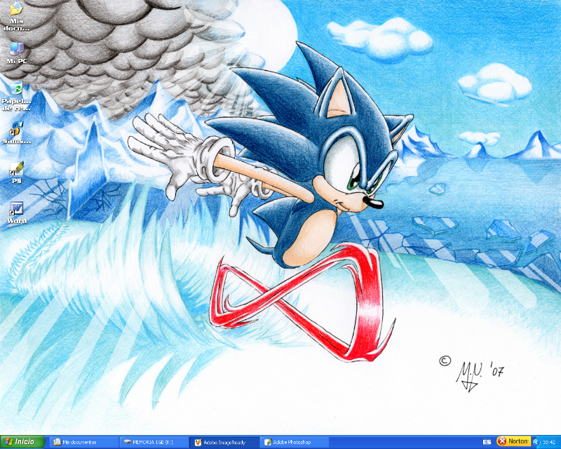 Sonic the Wallpaper