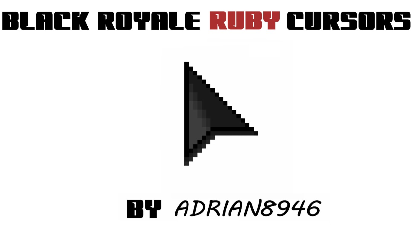 Ruby Cursor Black Royale Ruby Cursors by ADRIAN8946 on DeviantArt