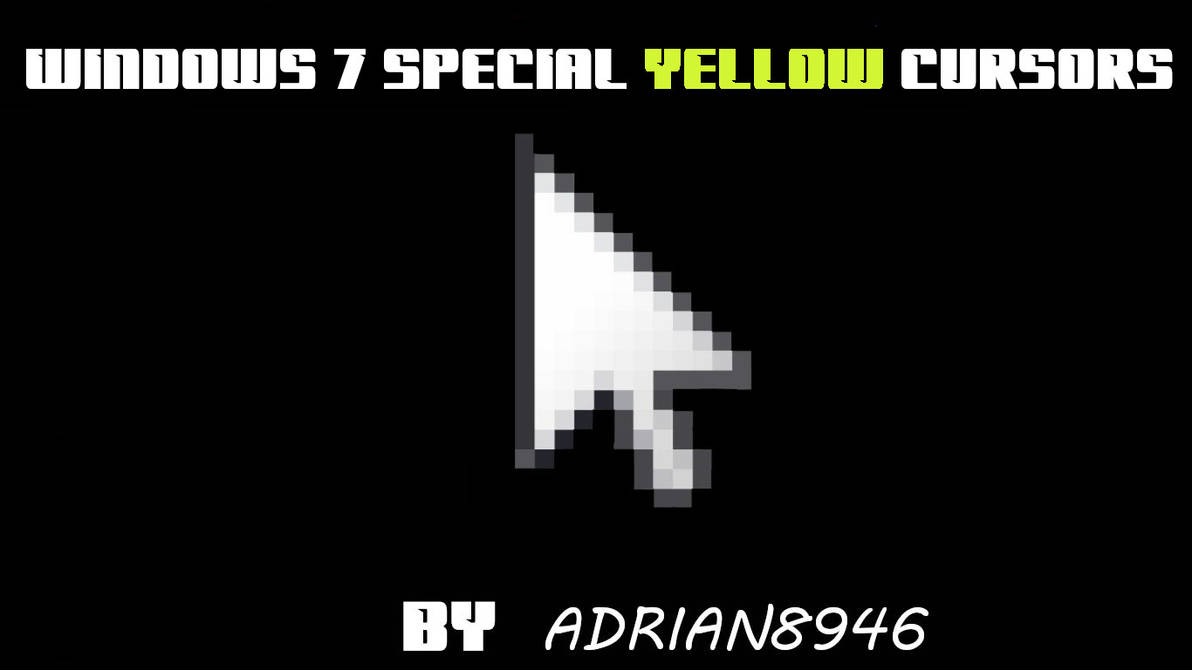 Windows 7 Special Yellow by ADRIAN8946 on DeviantArt