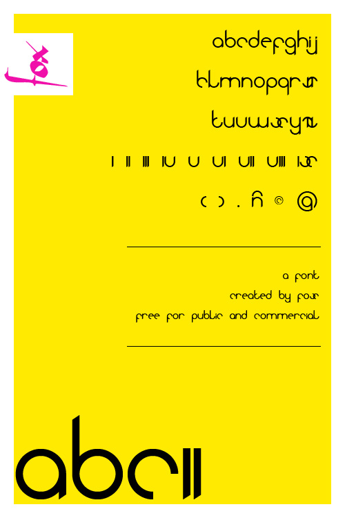 ABC - Font Typeface Version 2
