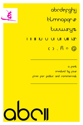 ABC - Font Typeface Version 2