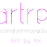 artree - font by fox