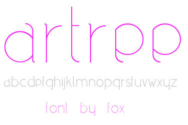 artree - font by fox