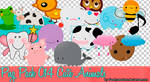 Png Cute animals Pack by PandyCreations
