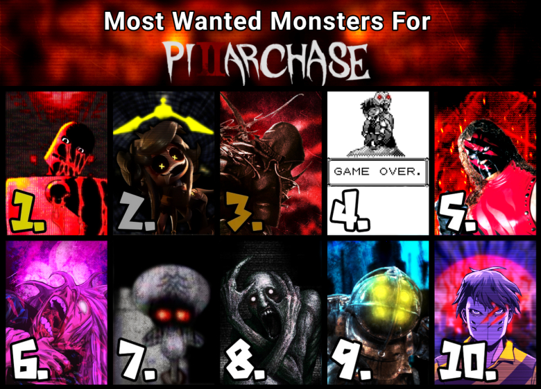 Top 10 Most Wanted Pillar Chase 2 Monsters by b1g-dog-shaag on DeviantArt