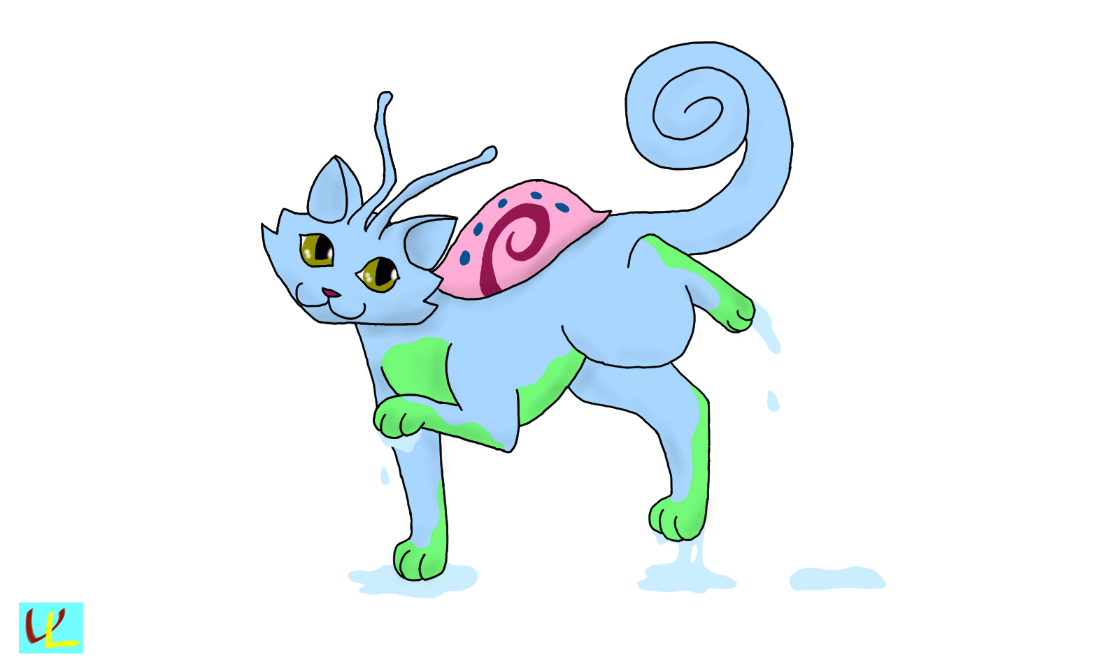 Gary Snail Cat by UltraLatias on DeviantArt