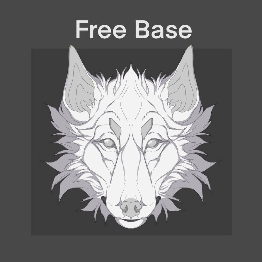 Free - Wolf head psd symmetrical by AnarchyRainz on DeviantArt
