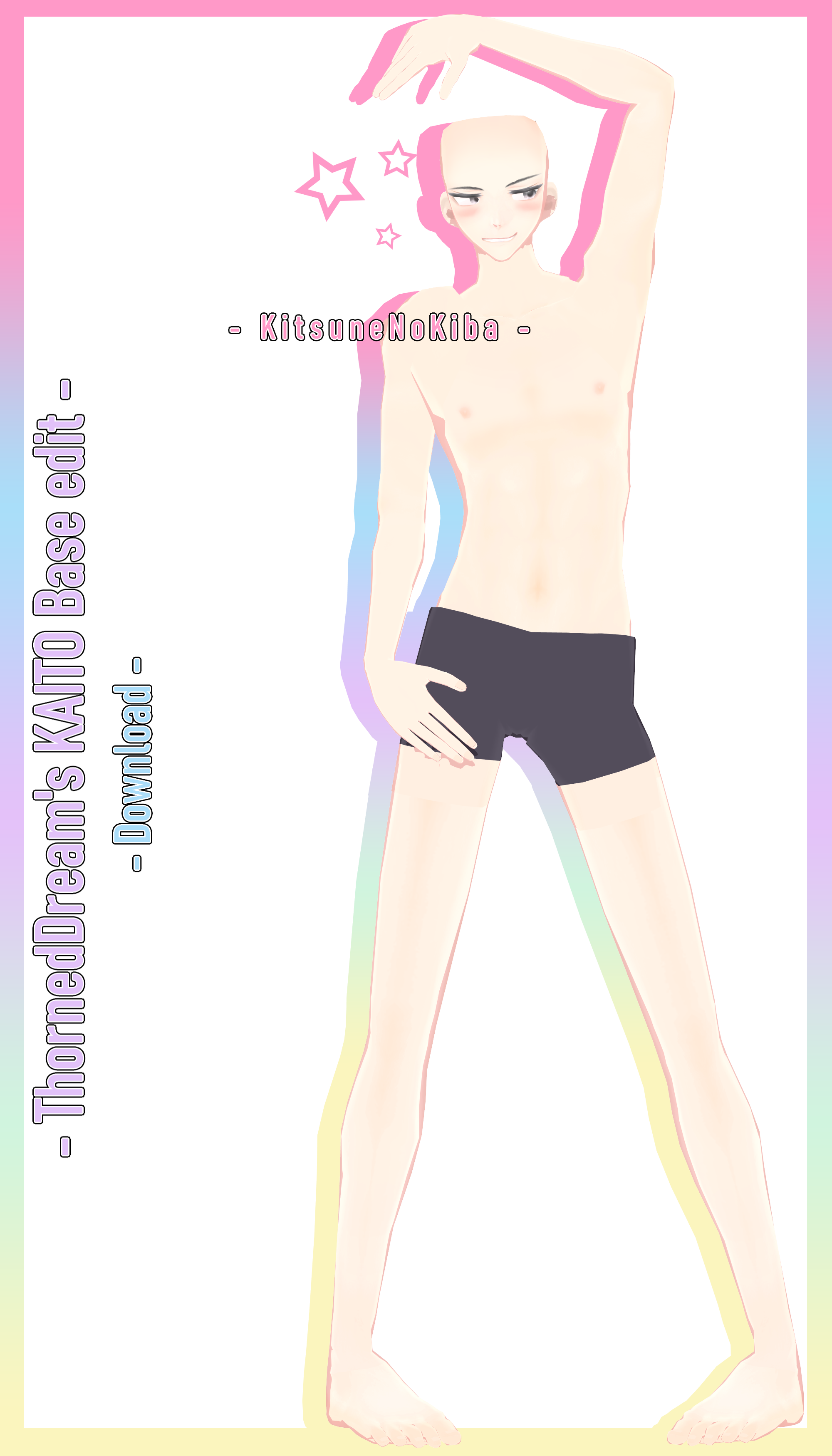 [MMD Base] ThornedDream's Male Base Edit - DL - by KitsuneNoKiba on ...