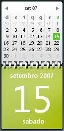 Lime Green Calendar