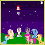 Retro Pony Pixels New Years Eve : The Game (FLASH)