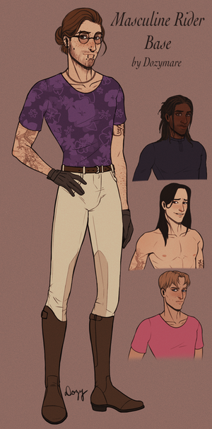 FTU Masculine Rider Base