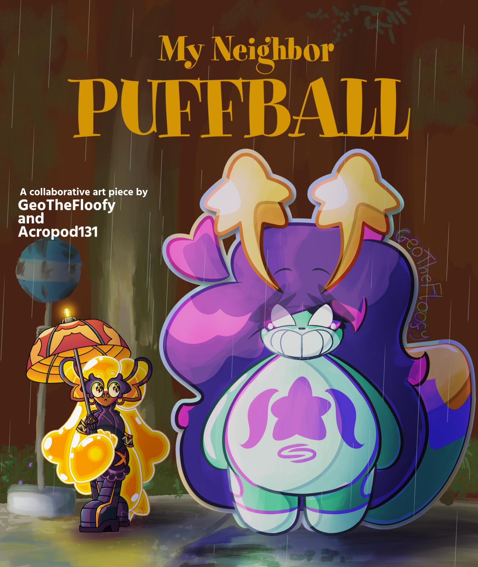 My Neighbor Puffball (COLLAB WITH GeoTheFloofy) by Acropod131 on DeviantArt