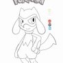 PKMN: FREE Riolu Lineart PSD. (with basic shading)