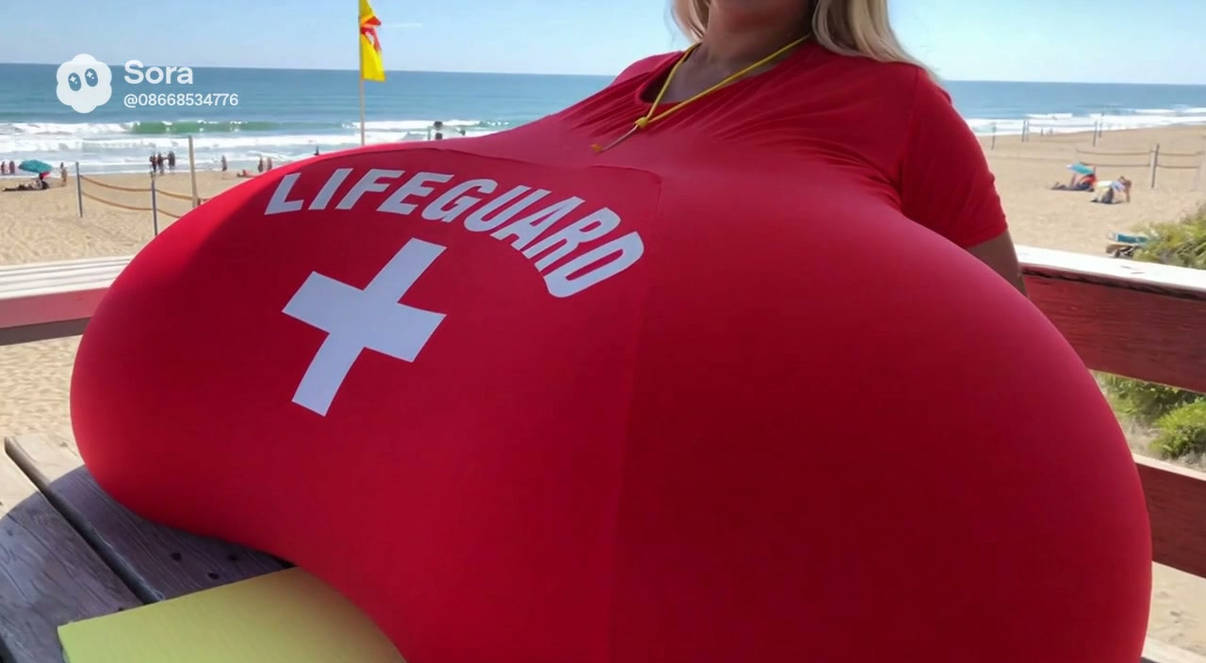 Mega Boob Lifeguard by SmartAndStrong on DeviantArt