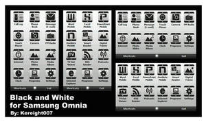 Black and White_Samsung Omnia
