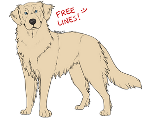 FREE: Leonberger lineart