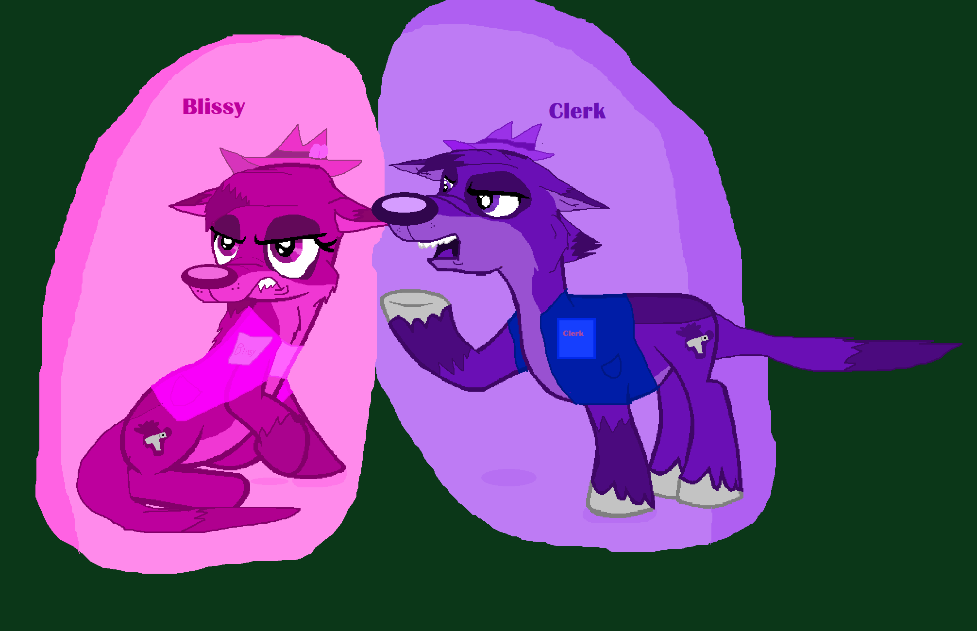 The Pony Weasel twins by Beanie122001 on DeviantArt