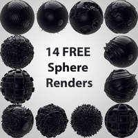 3D sphere renders