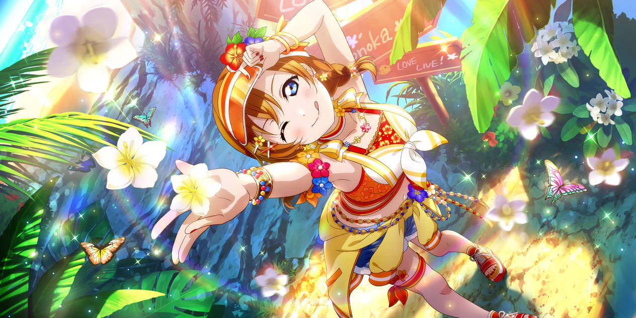 Honoka - Tropical Vacation by purinmods on DeviantArt