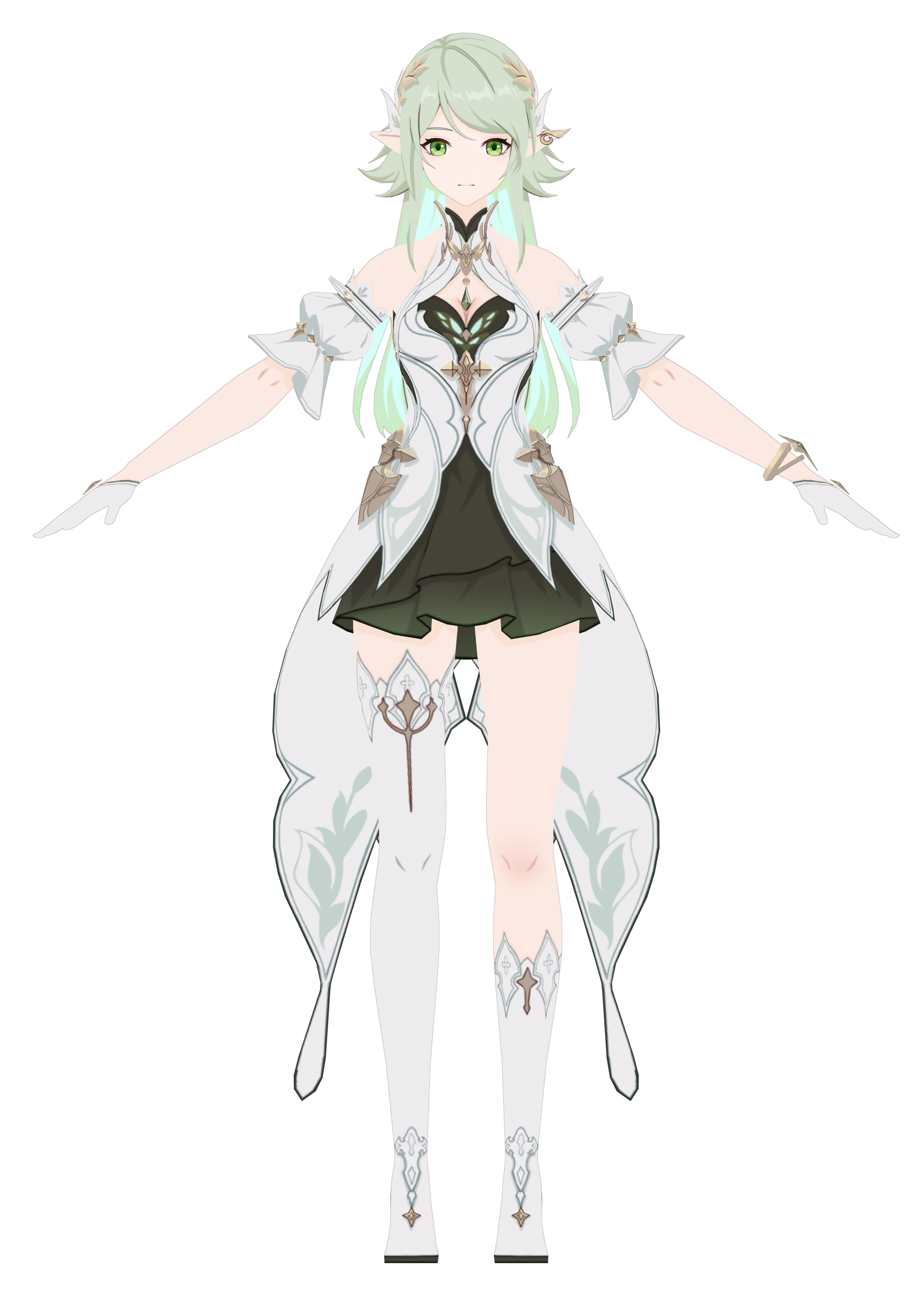 Green Elf Girl - DL by purinmods on DeviantArt