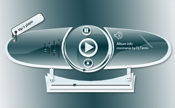 Mp-3 player user interface by mohammed786 on DeviantArt