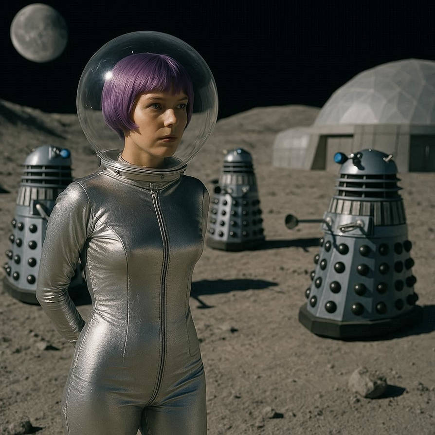Moonbase girl captured by Daleks by hollybush63 on DeviantArt