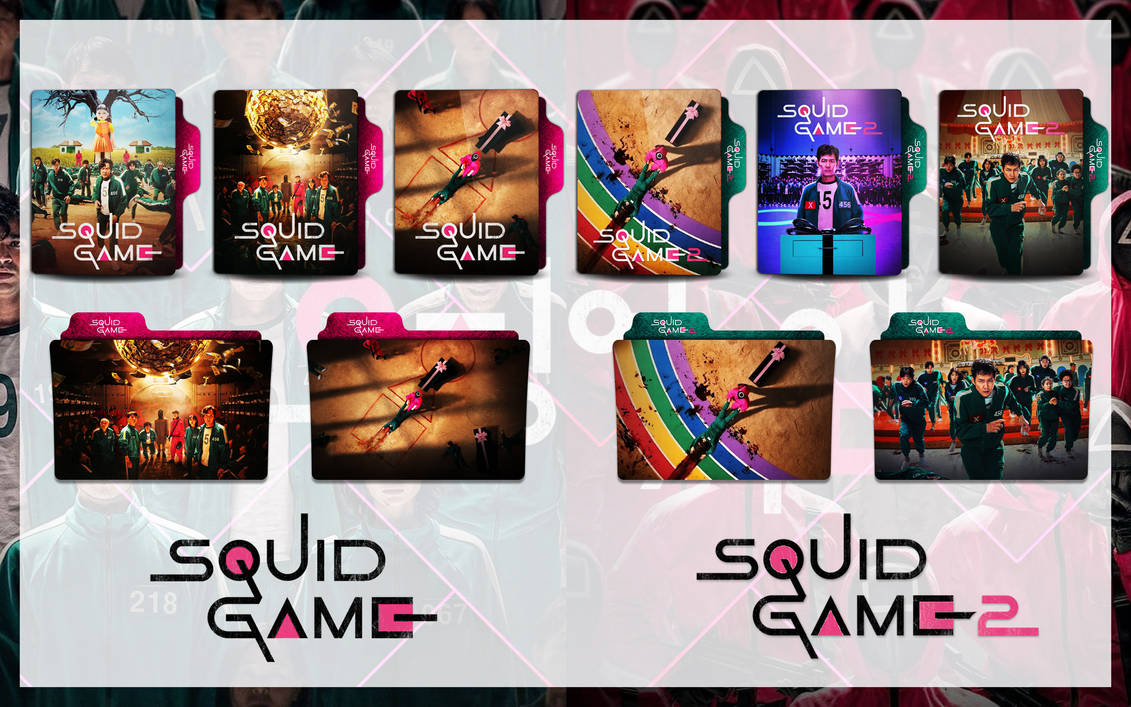 Squid Game Season 1 and 2 Folder Icon by AlirezaWorld on DeviantArt