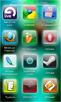 iPhone-Like Icons by maciej-pl, visual art