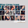Miley Cyrus icon set