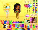 birthday dress up games Quinceanera Kitty matching the Dress main image 1