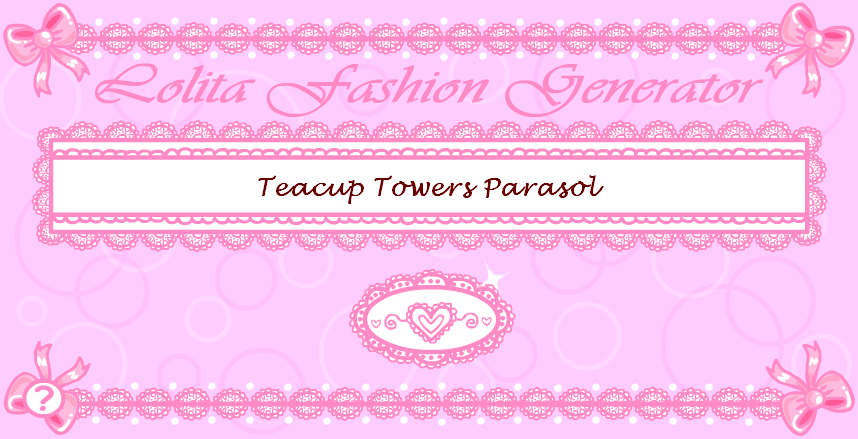 Lolita Fashion Generator