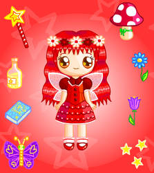 Ruby Fairy Doll