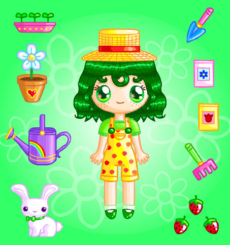 Spring Florist Doll by Princess-Peachie on DeviantArt