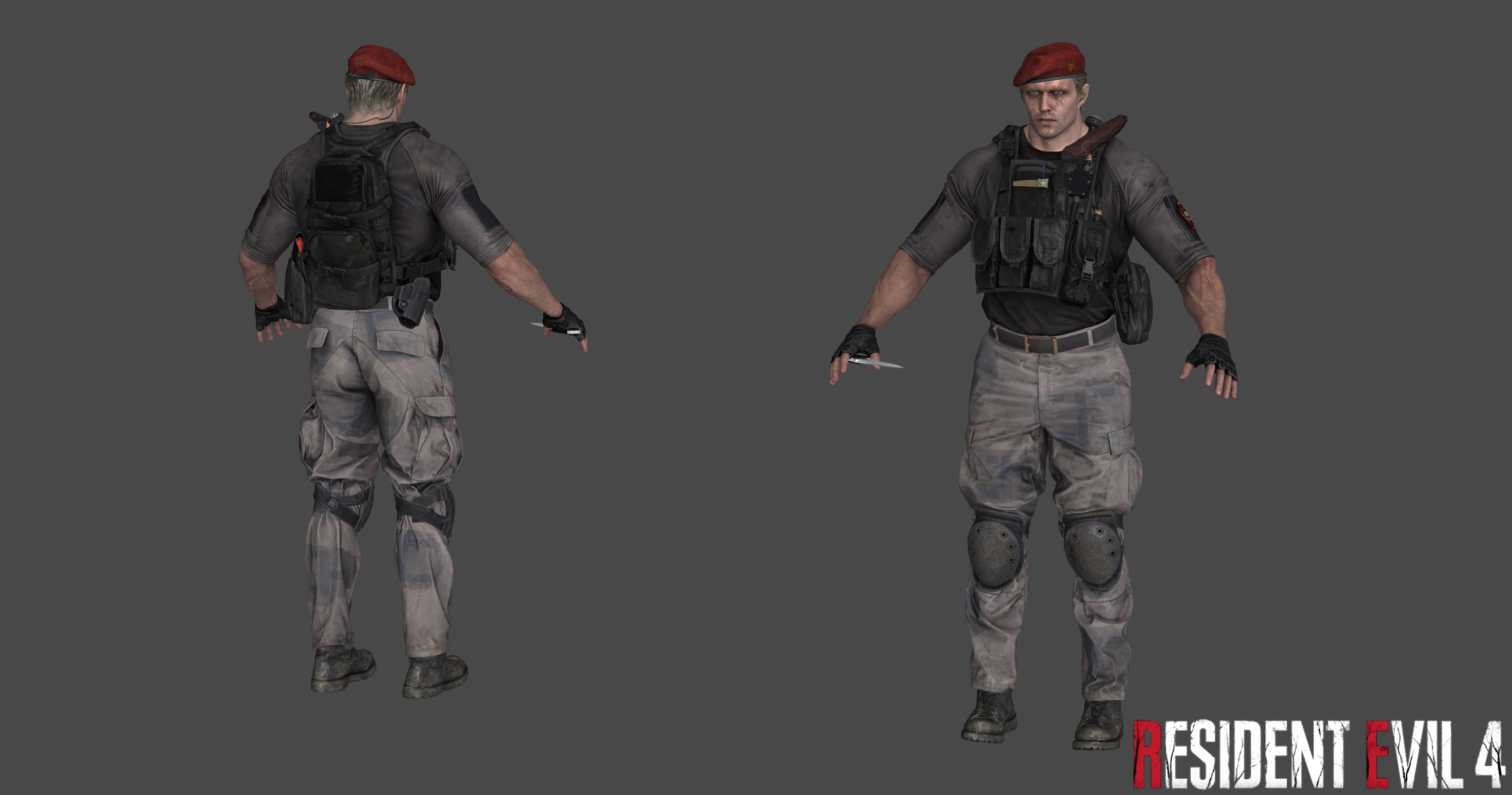 Resident Evil 4 UHD Krauser Mutated 3D Model - Download Free 3D model by  Tremolo_1404_ [e075672] - Sketchfab