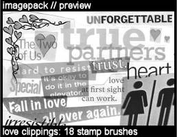 Love Clippings: 18 brushes