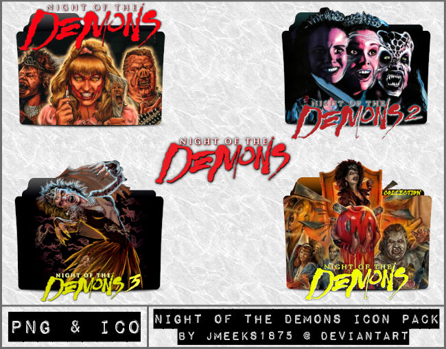 Night of The Demons Collection (88-97) Icon Pack by JMeeks1875 on ...