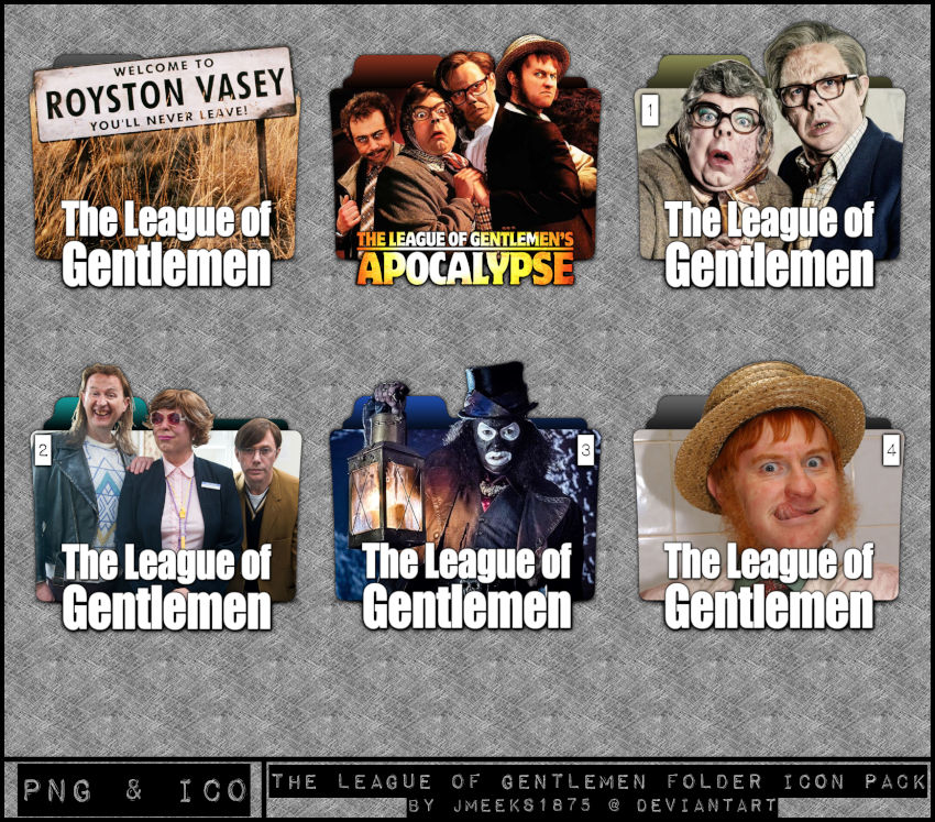 The League of Gentlemen Folder Icon Pack by JMeeks1875 on DeviantArt