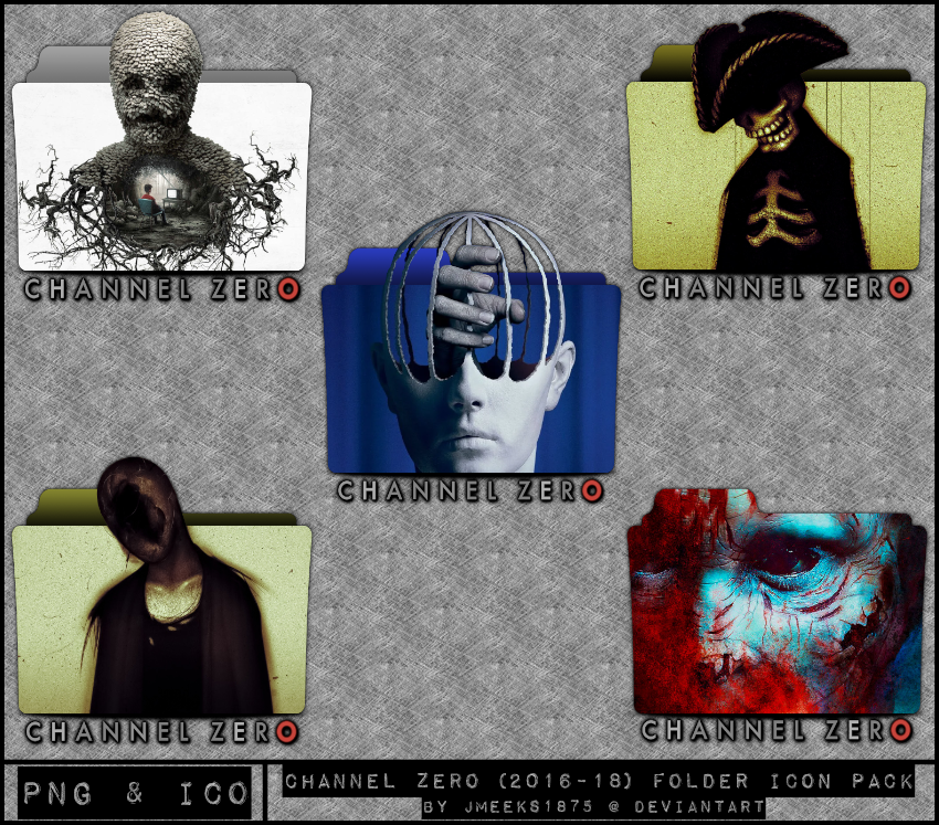 Channel Zero (16-18) Folder Icon Pack by JMeeks1875 on DeviantArt